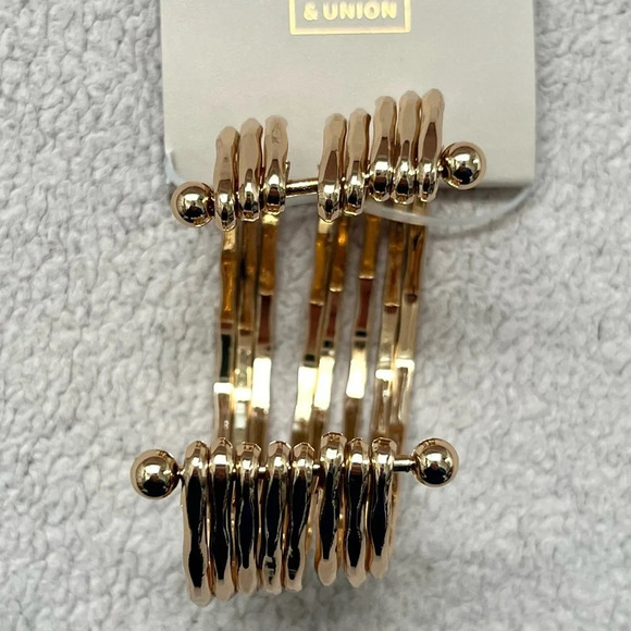 14th & Union Gold-Tone Bangle Bracelet - Picture 4 of 5